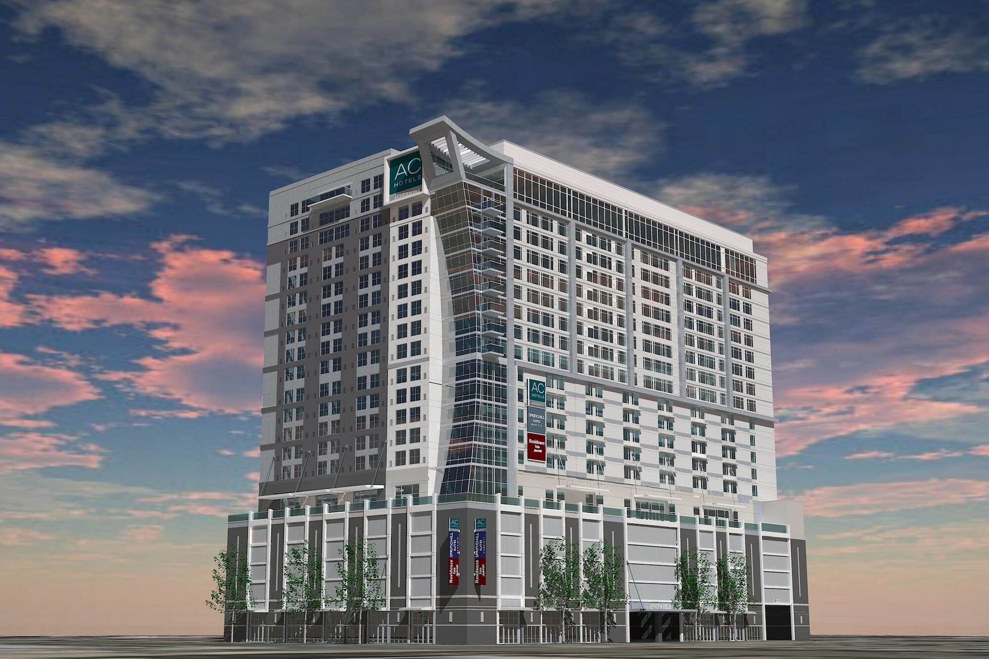 Springhill Suites By Marriott Nashville Downtown/Convention Center Eksteriør bilde